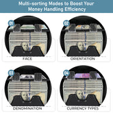 NUCOUN VS-35 Mixed Denomination Money Counter with Reject Pocket and CIS Technology