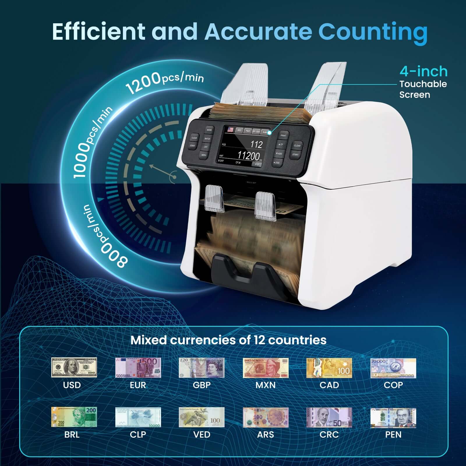 Two Pockets Banknote Sorter VS-75 – Nucoun