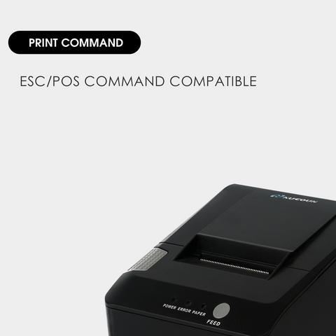 Receipt Printer VCP-58PLUS 58mm | RS-232 & Cash Box Interface | Fast Printing